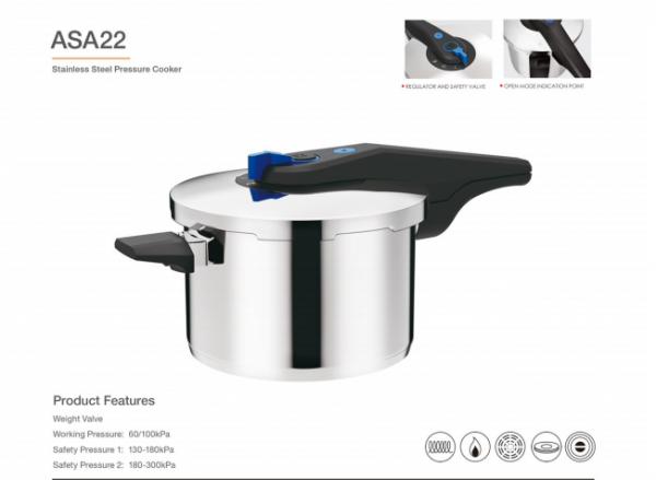 Stainless Steel Pressure Cooker - Factory Hub