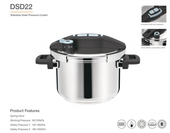 Stainless Steel Pressure Cooker - Factory Hub