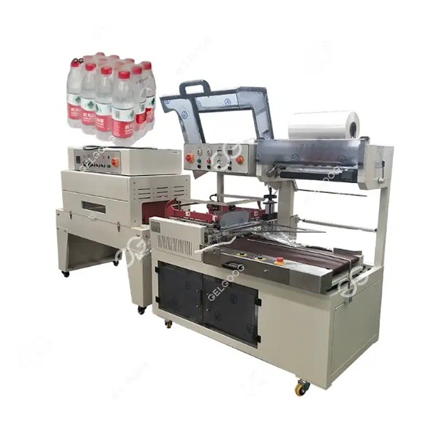 Small Automatic Tunnel Film Shrink Wrap Packing Machine Mineral Water
