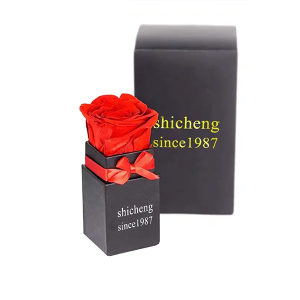 Custom Wedding bouquet lipstick shape rose Cardboard paper logo flower boxes flower box 2023