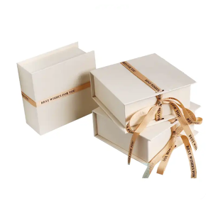 Luxury paper box jewellery packaging box set gift cardboard ring wedding gift jewelry box ribbon