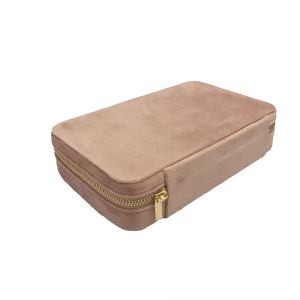 custom logo eco friendly jewelry packaging box collapsible paper cardboard return portable gift velvet storage box