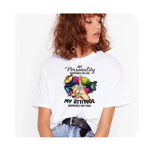 Wholesale Heart Fashion Custom Logo Heat Hot Press Printing Transfer T-Shirt Vinyl Sticker