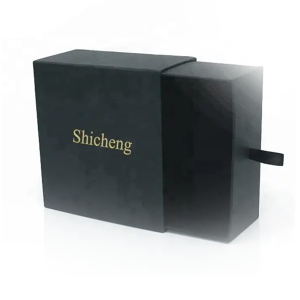 High Quality OEM Drawer Jewelry Box gilding Packing custom paper drawer gift box