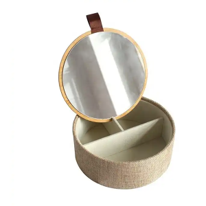 Custom logo jewelry packaging gift boxes wholesale paper wooden Storage jewelry Organizer Box