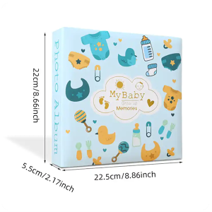 Custom Handwritten Baby Growth Memory Photos Storage Record Booklet 6-inch 200-pocket Photo Albums