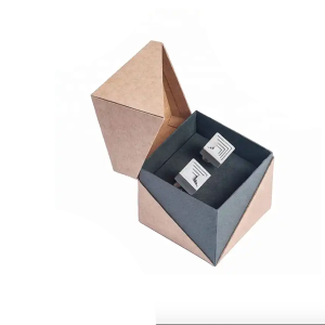 OEM jewelry packaging Box eco friendly paperboard earrings fancy kraft paper jewelry boxes with logo custom