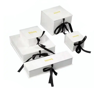 Luxury paper box jewellery packaging box set cardboard ring wedding gift jewelry box