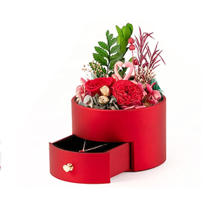 Luxury paper jewellery packaging cardboard ring acrylic box drawer necklace wedding display gift luxury jewelry packaging
