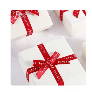 Custom personalized jewellery packaging box set cardboard ring wedding white gift jewelry gift boxes with logo