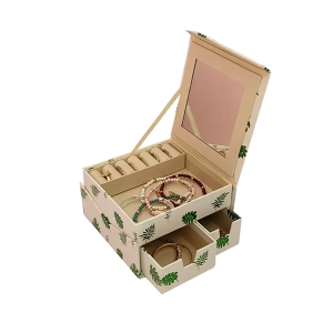 Wholesale Creative Jewelry Storage Box Gift Winding Music Jewelry Box With Drawer Music Box