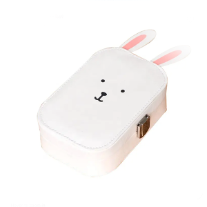 Cute Baby Box Jewelry Storage Box Unique Design Girls Makeup Case PU Paper