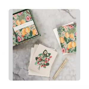 Top Quality Wholesale Price Mother's Day Gift Colorful Summer Fruits Greeting Card With Envelopes