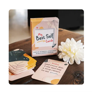 Daily Self Care Mindfulness Gift Motivational Positive Affirmation Cards For Women