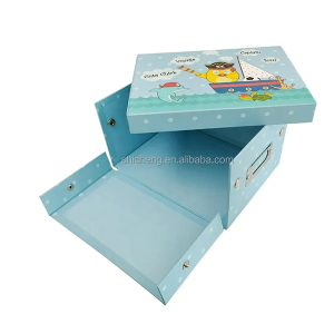 Hotsell custom clothes foldable box Cardboard toy Wholesale shoe box paper folding other storage boxes