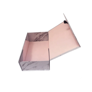 clothes shoe custom logo corrugated board foldable storage box marble square packaging gift boxes for clothes