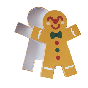 cardboard custom Paper Storage box christmas boxes Gingerbread Man gift paper box