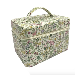Custom Cardboard child Carrying paper cloth box mirror material fabric Handle big storage box