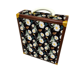 Hotsell vintage Storage lock Wholesale paper corrugated board mini suitcase packaging box