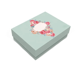 Cardboard OEM Wholesale Paper Lid custom Box Makeup Storage wedding clothes packaging cloth gift Box