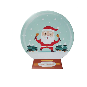 cardboard custom Paper Storage box christmas boxes holiday house crystal ball gift paper box