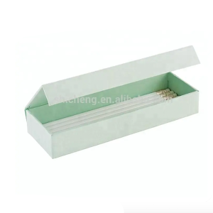 Wholesale Flip Cover Cardboard Paper Box Custom Printed Packaging school supplier pencil gift Box