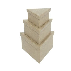 Triangle Shaped Mini Fancy Paper Storage Box