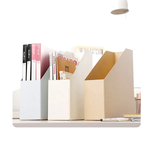 Customized Standing Office Stationery A4 Folder File Storage Box Desk Organizer Desktop Document Storage Box