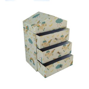 Drawers Paper Stationery box Office Tools school supplier unicorn gift storage box