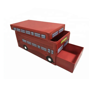 Hot Sale Office School Supplies bus Cardboard Paper Storage Box