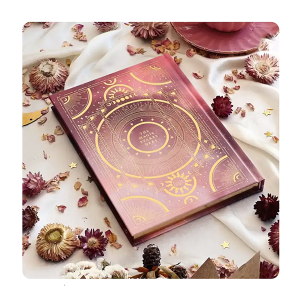 Personalized Luxury Hardcover Notebook Journal Golden Foil Stamping Pink Modern Diary Cover Notebook