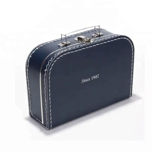 Vintage Suitcase Children Gift Cardboard Suitcase Box Set with Handle