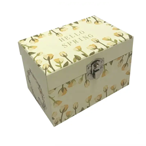 Luxury Boxes storage Mechanism Musical Box wholesale custom paper cardboard Ballerina vintage music box flower