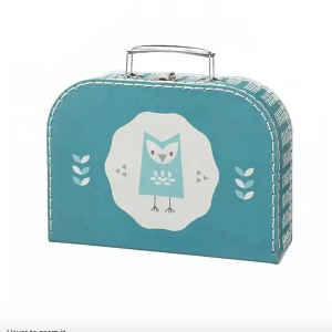 custom Suitcase Gift Box Cardboard mini paper suitcase gift box