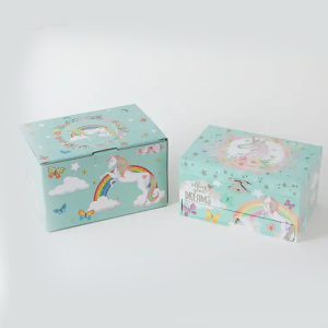 Princess unicorn musical box decoration promotion girls gift carousel music box