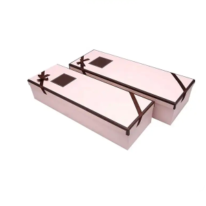 Paper Gift Single Flower Box Luxury Chocolate Packing Cardboard Wholesale square wedding flower gift box