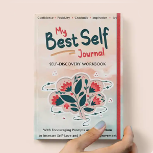 Self-Discovery Workbook Encouraging Prompts and Affirmations Self-Love Notebook