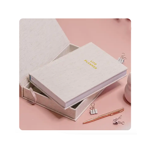 Undated Daily Planner Weekly Monthly Luxury Hardback Notebook With Ribbon Bookmark