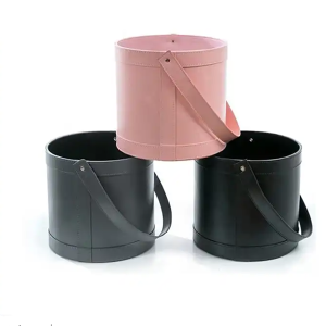 Handle Popular High Quality Paper Cup Decorative Ribbon Packaging Box Flower